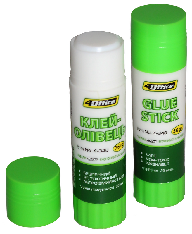 Клей-олівець 4OFFICE (4-340), PVA, 36г (4-340)